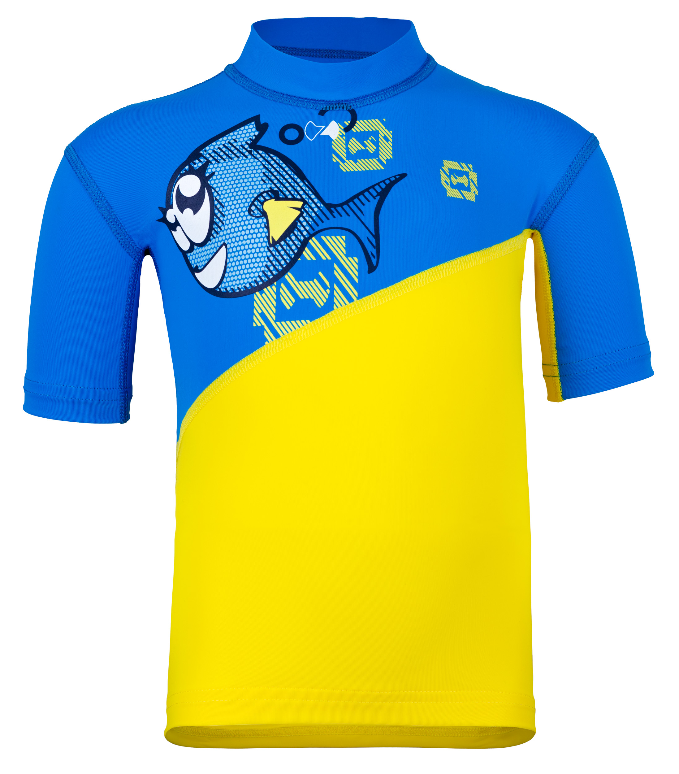 Kinder Kurzarmshirt ‘ichito cielo / amari‘ mit UPF 80 von Hyphen