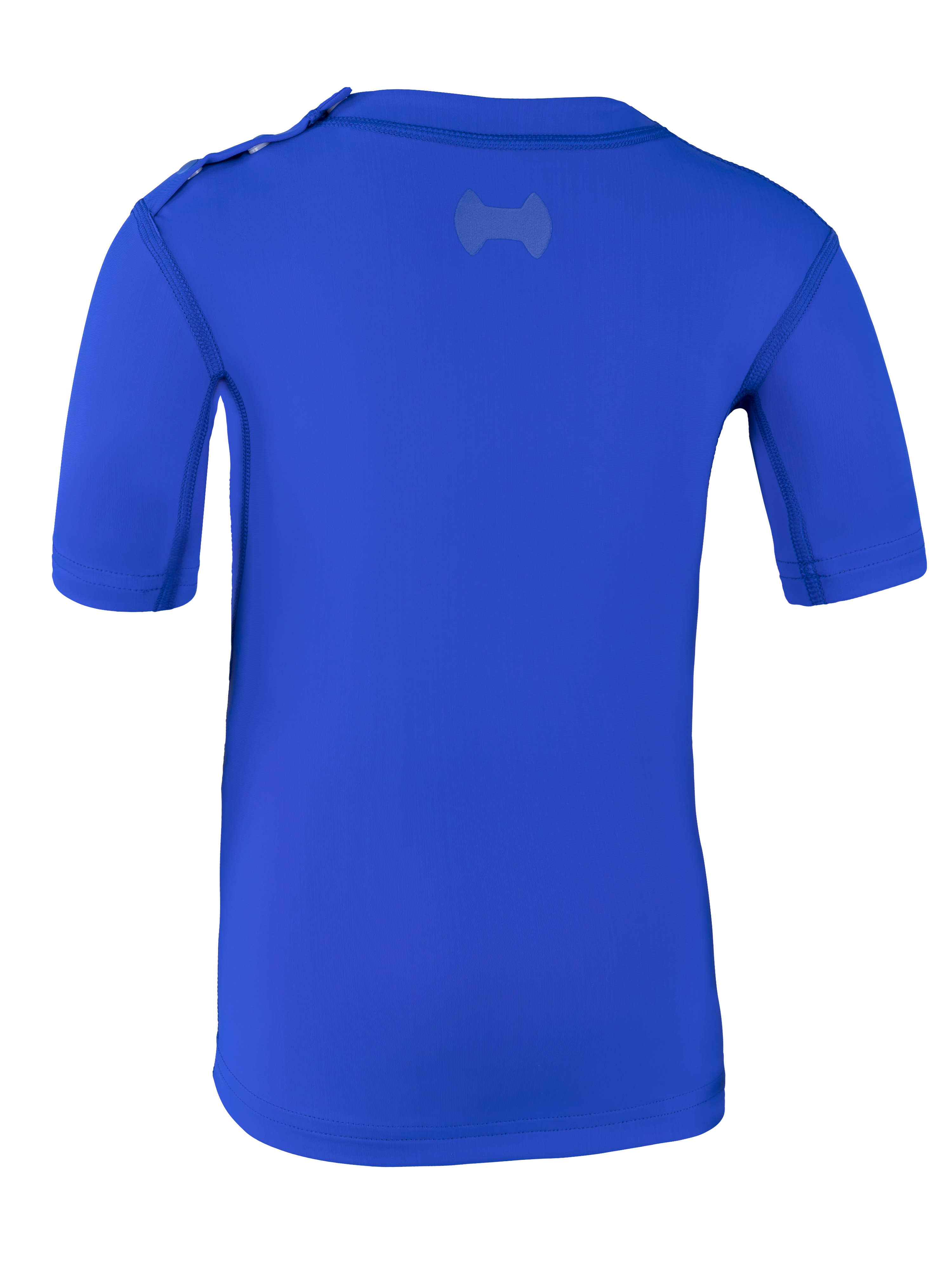 Kinder Kurzarmshirt 'cobalt' mit UPF 80 von Hyphen