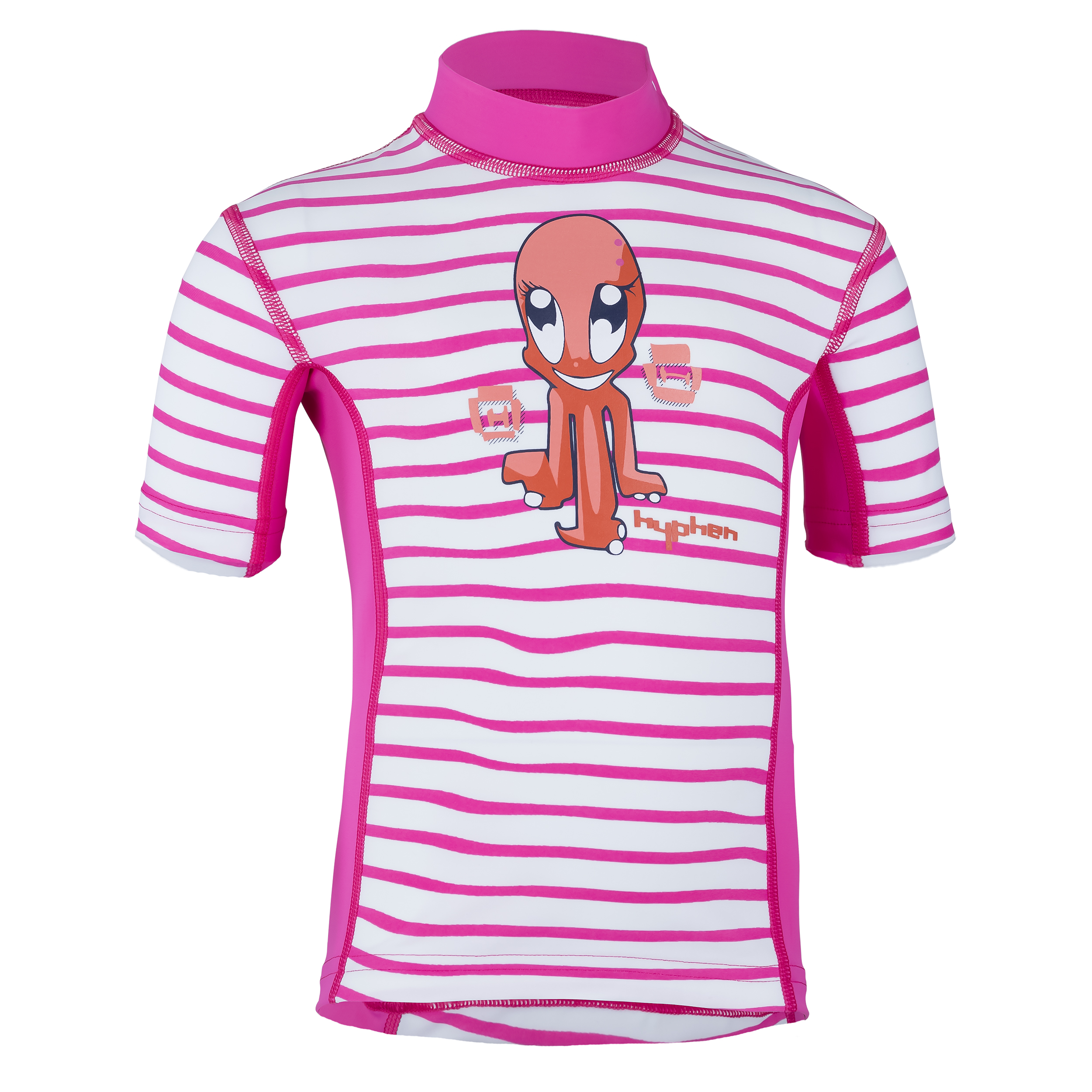 Kinder-Kurzarmshirt 'ocy striped magli/magli'
