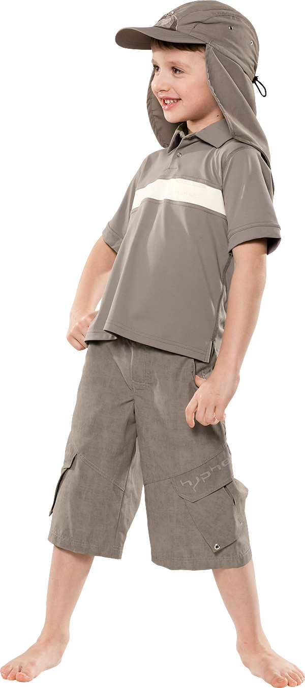 UV Sonnenschutz Kurzarmshirt 'macchiato' für Kinder mit UPF 80 von hyphen