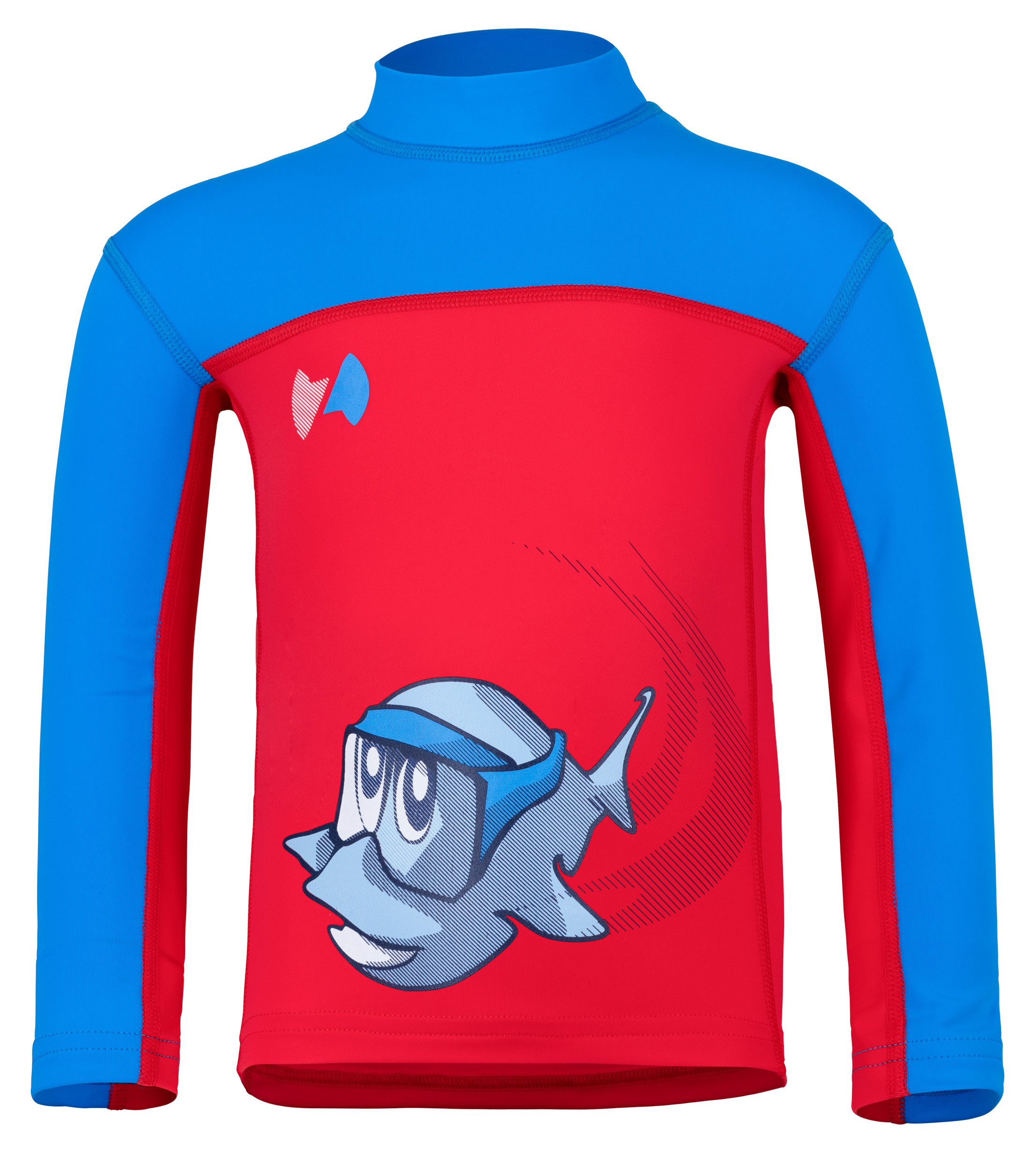 Kinder Langarmshirt ’swoopie licot / cielo‘    mit UPF 80 von Hyphen