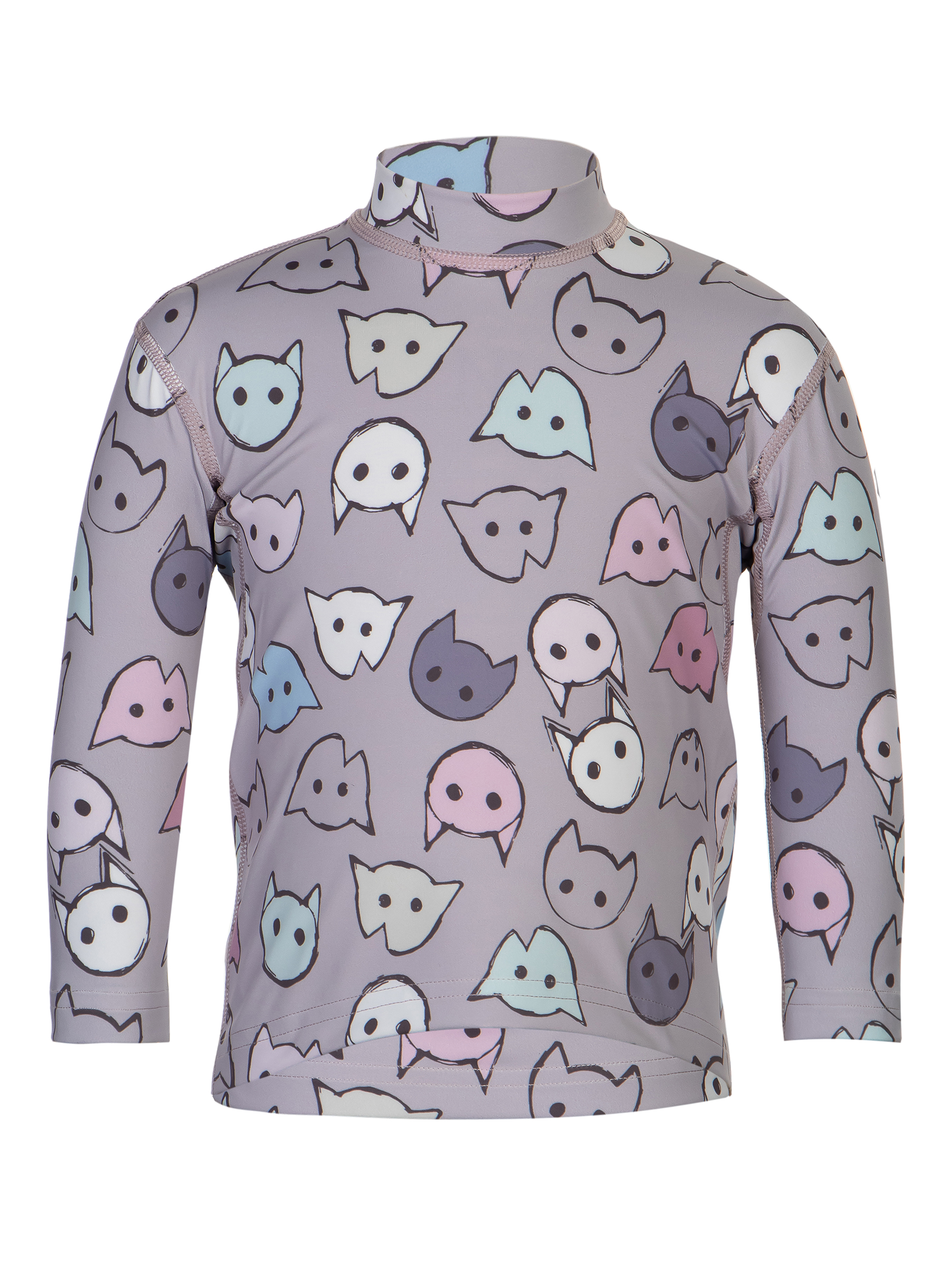 Kinder Langarmshirt ‘kissat purple ash‘mit UPF 80 von Hyphen