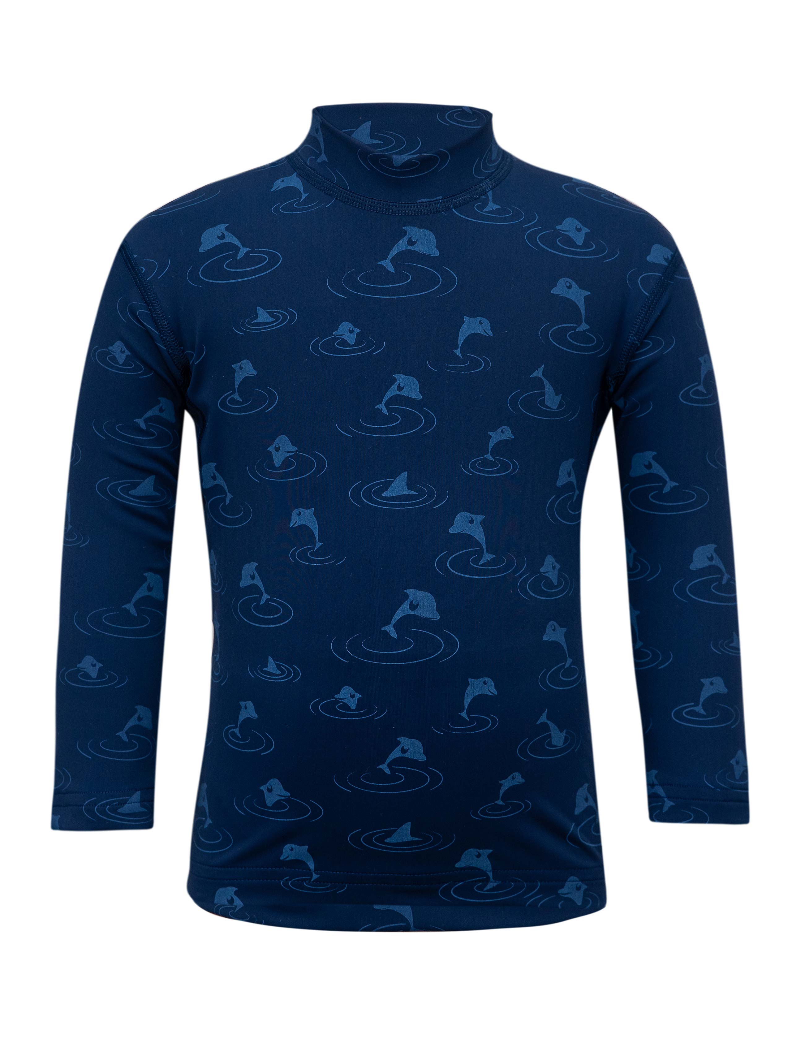 Kinder UV Langarmshirt - dolphins 
