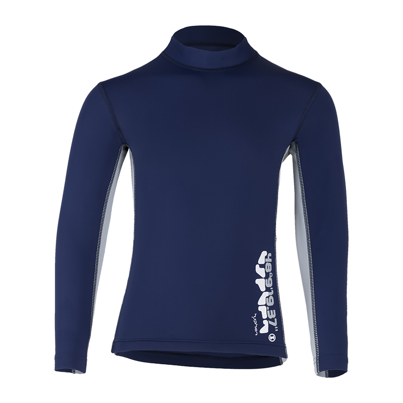 UV Sonnenschutz Kurzarmshirt 'coo blue iris' für Kinder mit UPF 80 von hyphen