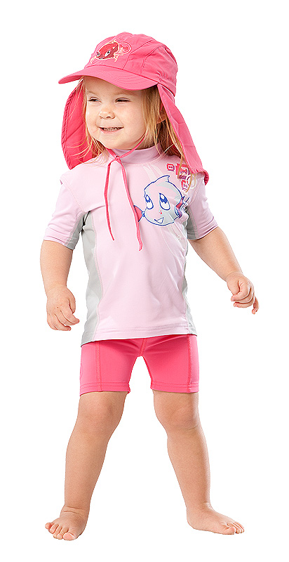 UV Sonnenschutz Kurzarmshirt 'hey snups cameo rose' für Kinder mit UPF 80 von hyphen