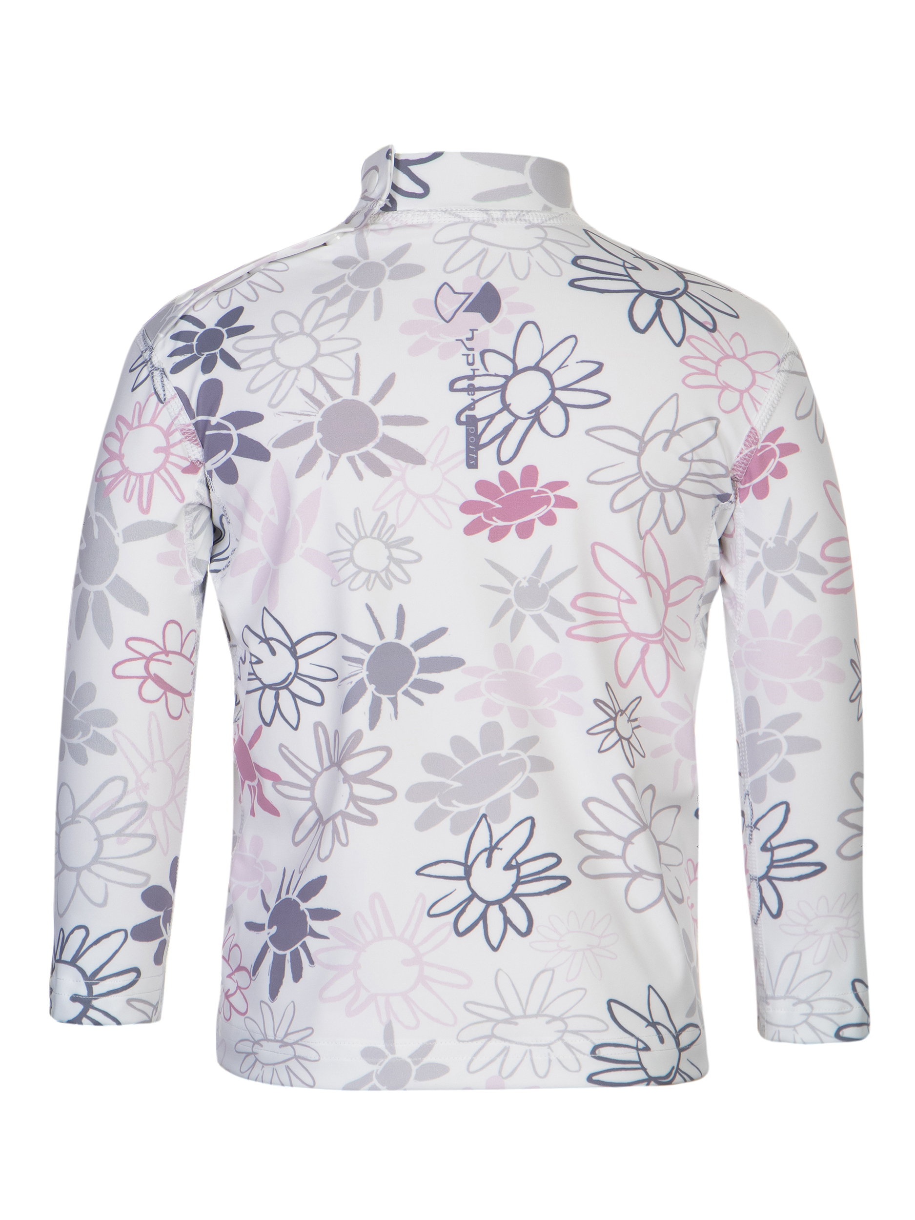 Kinder Langarmshirt ‘wild flowers‘ ash‘mit UPF 80 von Hyphen