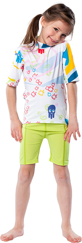 UV Sonnenschutz Shorts 'apple' für Kinder mit UPF 80 von hyphen