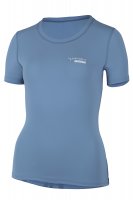 FRAUEN Kurzarmshirt 'pali stone blue‘