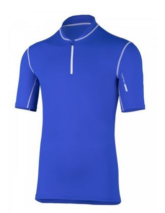 UV Sonnenschutz Kurzarmshirt 'satao cobalt' für Herren mit UPF 80 von hyphen