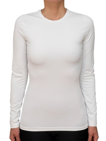 UV Sonnenschutz Langarmshirt ‘avaro white‘ UPF 80, UV Standard 801, Öko-Tex Standard 100, Marke hyphen