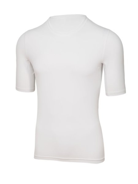 UV Sonnenschutz Herren Kurzarmshirt ‘avaro white‘ mit UPF 80 von hyphen