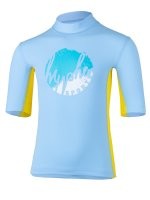 Kinder Kurzarm-Shirt ‘kanaloa pid blue / amari‘ mit UPF 80 von Hyphen