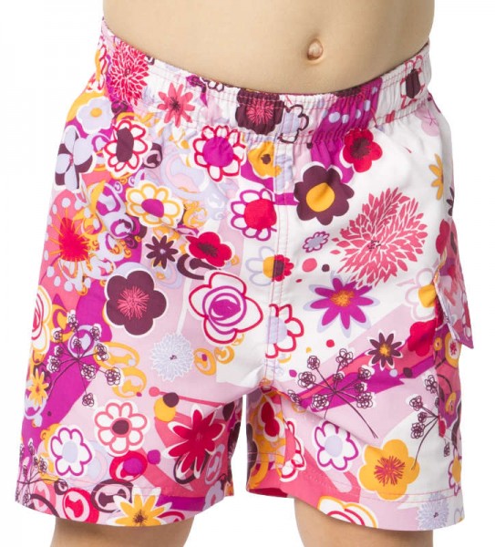 UV Sonnenschutz Badeshorts 'flowers' für Kinder mit UPF 80 Marke hyphen