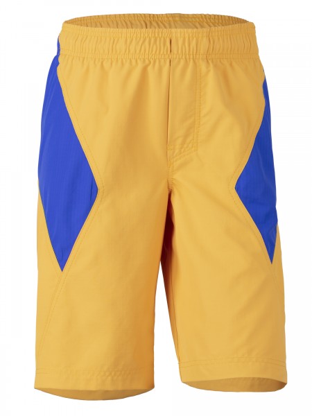 Kinder Bade-Shorts ’tangerine/cobalt mit UPF 80 von Hyphen