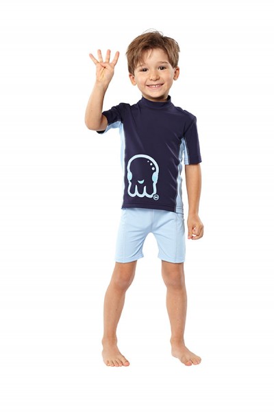 UV Sonnenschutz-Shorts 'pid blue für Kinder mit UPF 80 von hyphen 